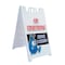 Signmission Air Conditioning Repair & Service, A-Frame & 2 Decals Installed, Heavy-Duty Plastic Frame SBHD-D-2436-AirConditioningRepair&Servic - alternate 1