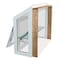 Factory 2U Windows Garden Window with Shelf, 36in x 41in, White, Insulated Laminate Seatboard, Low-E Glass 803036 - alternate 5