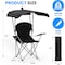 Simple Deluxe InfiniPower Beach Chair with Umbrella - Portable Camping Chair with Canopy, 35in Sun Shade, Heavy D FNCHARCAMPCP04B - alternate 5