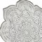 Homeroots Set of Two Miranda Silver Flower Mandala Metal Hanging Dimensional Sculpture, 2PK 608670 - alternate 4