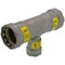 Viega MegaPressG tee P1 1 P2 1 P3 0.5 carbon steel zinc-nickel coating 25336 - alternate 3