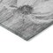 Homeroots 9' X 12' Gray Charcoal And Silver Floral Washable Indoor Outdoor Area Rug 582756 - alternate 7