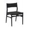 Homeroots Six Piece Brown and Black Round Dining Set with Four Chairs and Sideboard 571731 - alternate 1