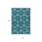 Homeroots 8' X 10' Teal Blue And Beige Geometric Washable Indoor Outdoor Area Rug 613527 - alternate 9