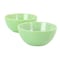 Martha Stewart 2 Piece 6 Inch Jadeite Glass Bowl Set in Jade Green 128937.01 - alternate 1