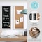Martha Stewart Everette 18in. x 24in. Cork Board, Chalk Board, Lttr Brd Set w/Psh Pns, Mgnts, Liq Chlk, Lttrs, Wht BR-DK20221011-1-WT-MS - alternate 10