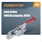 Powertec Toggle Clamp, 2000 lbs Cap., 40341 Adj. U Bolt Latch, Antislip Hand Grip20306 20306N - alternate 1