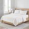 Homeroots Ivory Linen Full Double Flat Sheet 520760 - alternate 1