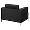 Office Star Products Arctic Armchair, Black Faux Leather ARCT51-U65 - alternate 9