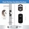 Wrightmaster 4-in-1 Aluminum Smart Pad Lock with App Control, Fingerprint, Keypad, Key Unlock, Auto-Lock ZR-D6 - alternate 9