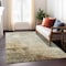 Homeroots 10' X 14' Linen Black And Copper Abstract Washable Indoor Outdoor Area Rug 605952 - alternate 9