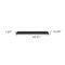 Homeroots 43in Black Wooden Floating Shelf 400830 - alternate 6