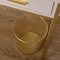 Martha Stewart Ryder Gold Mesh Metal Trash Can, 4.5 Gallon, Wastebasket for Office HH-OHD21-GLD-MS - alternate 10