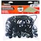 Keeper Bungee Cord, 8 in L, Rubber, Black, Toggle Ball End, 25PK 06345 - alternate 4