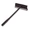 Unger Auto Squeegee, 8" Rubber Blade, 8" Mesh Scrubber, 21" Plastic Handle with Grip, Black UNGAUSQ0 - alternate 1