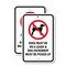 Signmission Dogs Must Be On A Leash & Dog Excrement Must Be Picked , 12'' X 18'', Heavy Gauge Aluminum, 2PK A-1218-2PACK-2705 - alternate 1