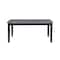 Homeroots 66" Dark Gray Faux Marble and Wood Dining Table 564897 - alternate 1