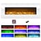 Northwest Wall Mounted Electric Fireplace 50in Heat-Free Fireplace with 10 Color Changing LED Flames 80-WSG02-NH - alternate 7