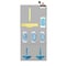 Origin Dispensing Solutions Protective Wear Organizer-Customizable Space Saver-ABS-Beige PS19X02BG - alternate 8