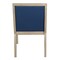 Regency Regent WallGuard Guest & Reception Waiting Room Wood Side Chair - Noble Oak / Navy Blue Vinyl 9875NONV - alternate 10