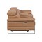 Homeroots 90in Chestnut and Black Italian Leather Power Reclining Loveseat With Storage 720564 - alternate 1