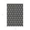 Homeroots 5' X 8' Black And Ivory Geometric Washable Indoor Outdoor Area Rug 596004 - alternate 7