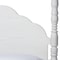 Baxton Studio Martino Four-Poster Platform Bed, King, White 264-14394-ZORO - alternate 9