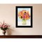 Homeroots Vases with Flowers 1 Black Framed Print Wall Art 408151 - alternate 5