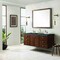 James Martin Vanities Amberly 60'' S Vanity, Mid-Century Walnut w/ Parisien Bleu Top w/FreePower Wireless Charger 670-V60S-WLT-FPBL - alternate 10
