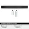 Amerock Parabolic 5-1/16 inch (128mm) Center-to-Center Matte Black Cabinet Pull, 25PK 25VMP37347MB - alternate 4