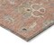 Homeroots 8' X 10' Pink Gray And Beige Floral Washable Indoor Outdoor Area Rug 604788 - alternate 7