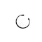 John Deere snap ring, OEM H63242 - alternate 3