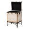 Baxton Studio Laura Vintage White Canvas Lift-Top Trunk End Table 247-13841-ZORO - alternate 10