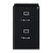 Hirsh 18" W 2 Drawer Vertical File Cabinet, Black, Legal 14419 - alternate 5