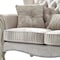 Homeroots 69in Ivory Chesterfield Loveseat and Toss Pillows 374220 - alternate 6