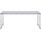 Amgood Stainless Steel Single Overshelf for 48 in. Long Prep Table. 12 in. x 48 in. x 18 in. SOS-1248-Z - alternate 3