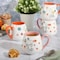 Peanuts Mothers Baby 4 Piece 20 Ounce Stoneware Belly Mug Set in Orange and Pink 750121015M - alternate 4