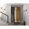 Vdomdoors Steel Door Deux 1713 Natural Oak Sidelight Exterior Black Window Stainless Inserts Single Modern Pa DEUX1713EXD-OAKB-W36+14 x H80-Left-hand Inswing - alternate 3