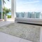 Homeroots 5' X 8' Beige Gray And Green Floral Washable Indoor Outdoor Area Rug 604061 - alternate 9