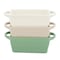 Martha Stewart Vanowen 6 Piece 5.1 Inch Stoneware Mini Loaf Pan Set in Assorted Colors 144622.01 - alternate 6