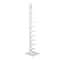 Homeroots 60" White Metal Ten Shelf Modern Tower Bookcase 400822 - alternate 5