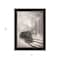 Homeroots Snowy Locomotive 1 Black Framed Print Wall Art 405064 - alternate 4