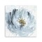 Homeroots 40" x 40" Watercolor Abstract Gray Blue Flower Canvas Wall Art 398916 - alternate 1