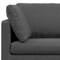 Homeroots 90" Gray Fabric Sofa With Black Legs 641004 - alternate 5