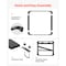 Vevor Universal Roof Rack Cargo Carrier Basket 48 x 40 x 5.6 in Car Top Luggage Holder HJ-RB514A-120X100CM - alternate 6
