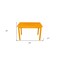 Homeroots 48" Goldenrod Solid Wood Dining Table 548863 - alternate 7