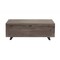 Homeroots 46in Brown And Black Solid Wood Entryway Bench with Flip Top 489213 - alternate 9