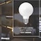 Bulbrite 60-Watt Equivalent Dimmable Milky Filament G25 Medium E26 LED Light Bulb, 3000K, 8PK 861627 - alternate 8