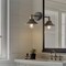 Jonathan Y July 7.88" 1-Light Industrial Farmhouse Metal Vanity Light, Rustic Dark Gray/Brass Gold JYL7426D - alternate 7