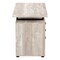Homeroots 47" Taupe and Black Computer Desk With Three Drawers 333511 - alternate 7